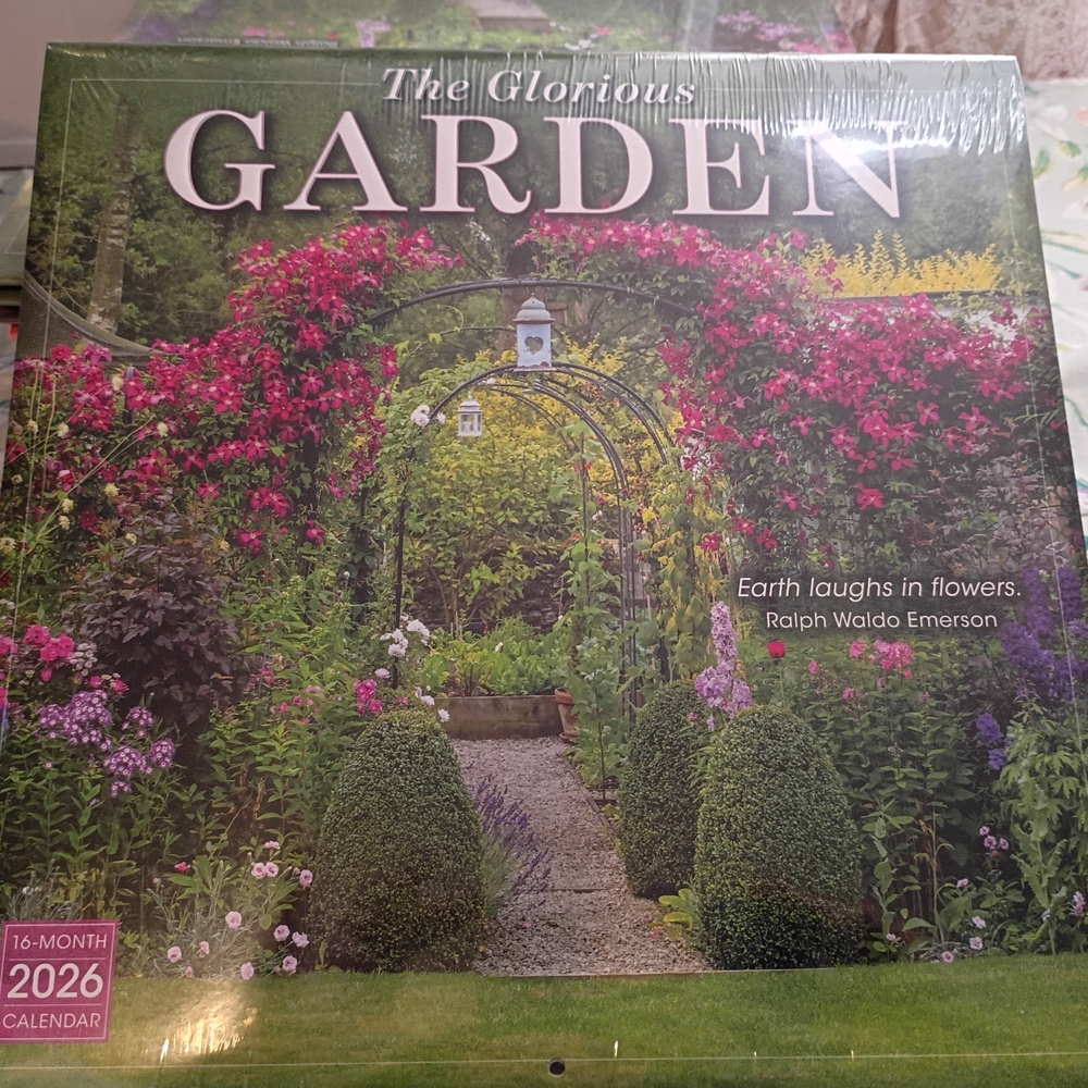 The Glorious Garden Calendar - Lush Green and Pink